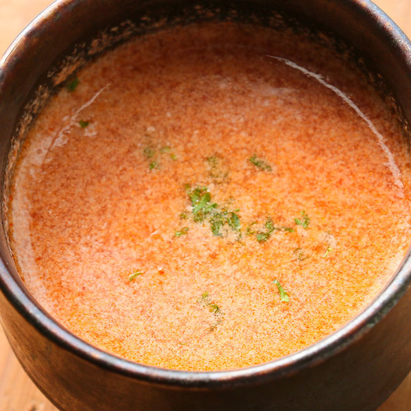 寒い日に簡単♪トマトミルクスープ