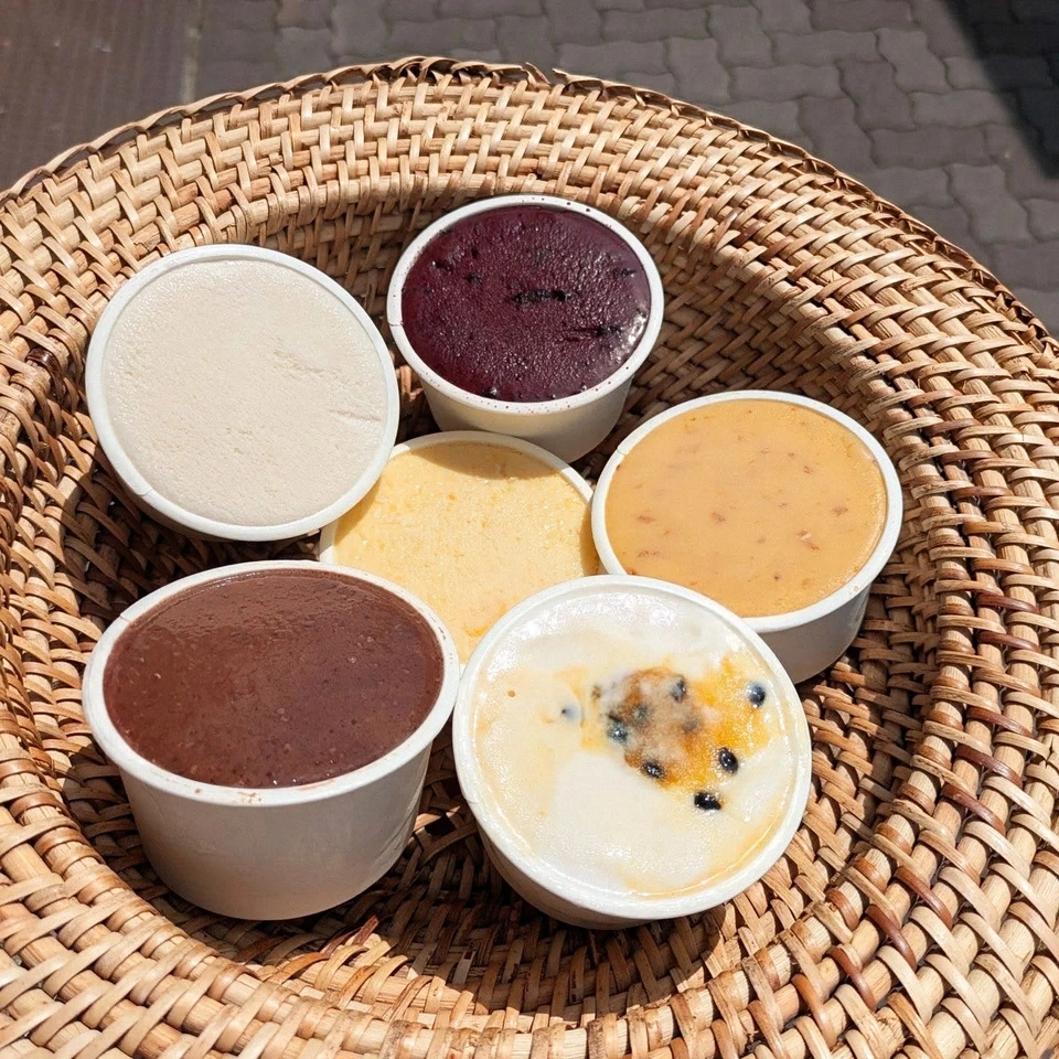 卵・白砂糖・安定剤・香料不使用〈旬の素材を楽しむ季節のクラフトアイス〉6個セット