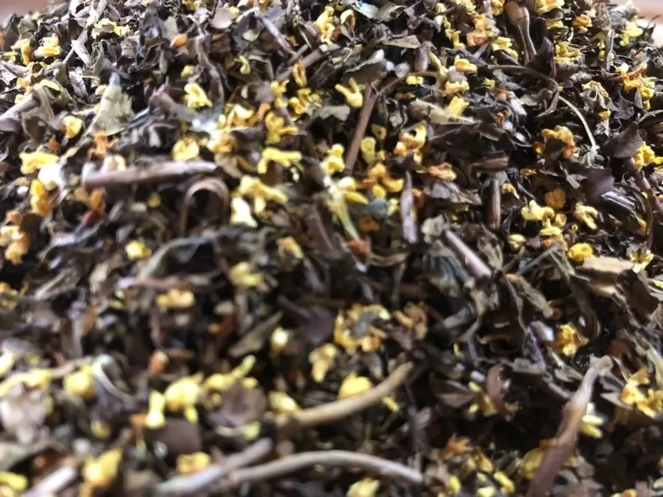 【無農薬・無化学肥料栽培】 贅沢な金木犀のほうじ茶