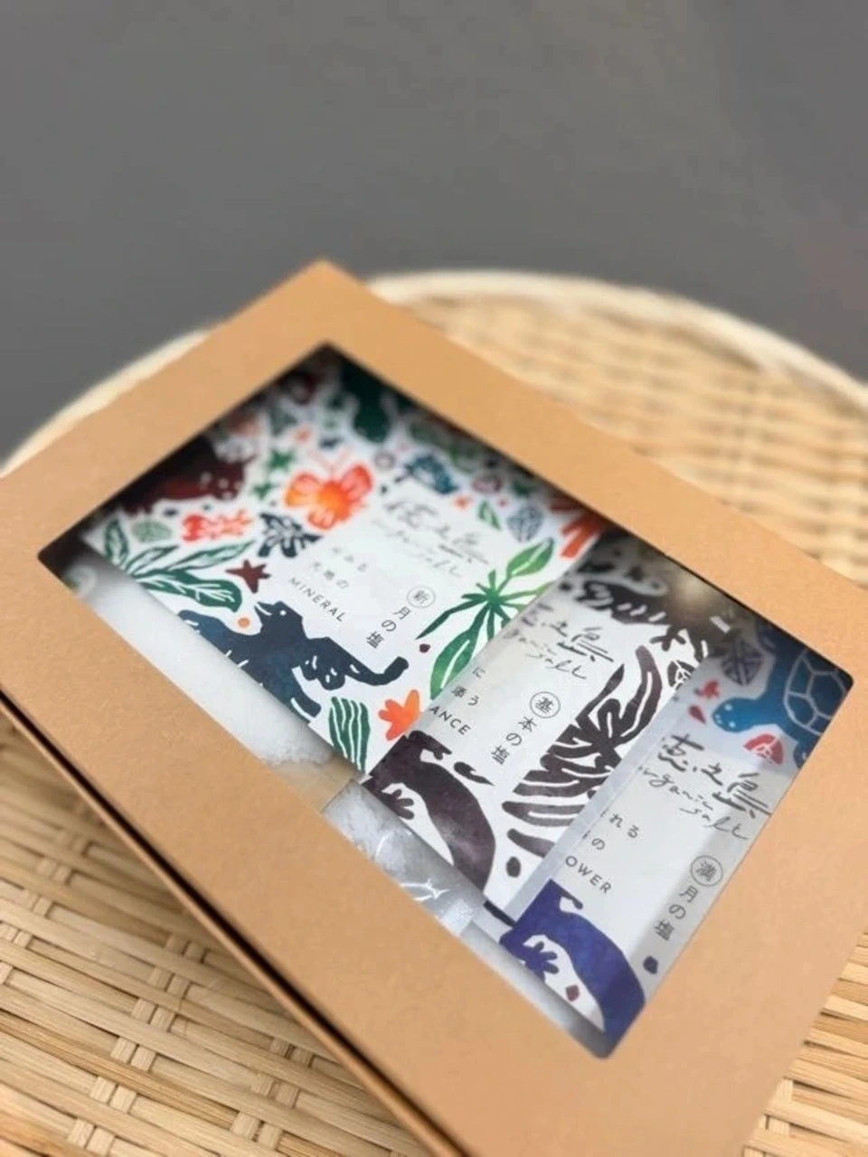 【贈答用・季節の贈りものに】徳之島オーガニックソルト100g×3種類セット｜平釜・薪炊き・天日干し仕上げ