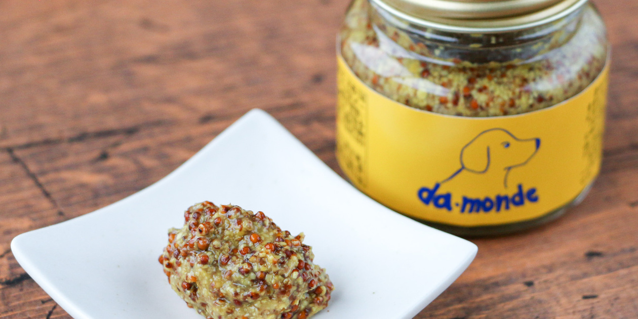 自家採取の種で作る粒マスタード damonde richmustard da・monde