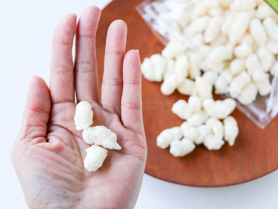 小麦・卵・乳製品・白砂糖不使用のお米菓子<米のパフ>農薬不使用・自然栽培で育てた自家栽培米使用