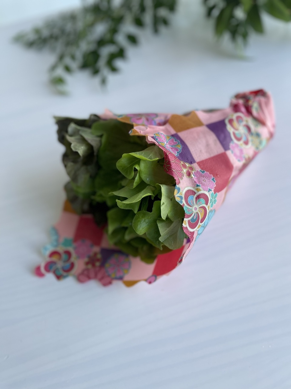 洗って繰り返し使える蜜蝋ラップ<エシカルラップ和柄ライン>