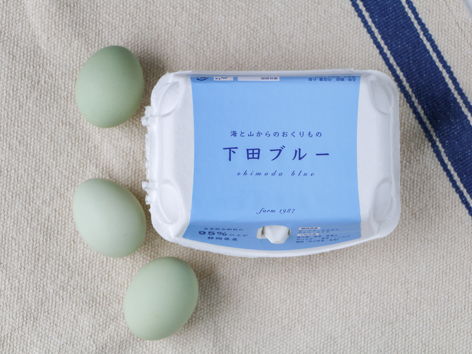 24時間放牧養鶏卵＜アローカナの産む幸せの青い卵・下田ブルー＞NHKで紹介！オメガ３が普通の４倍！