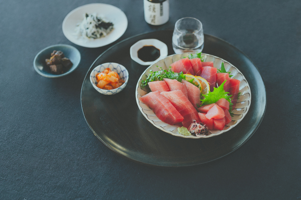 【冷凍】天然メバチまぐろと利き醤油セット