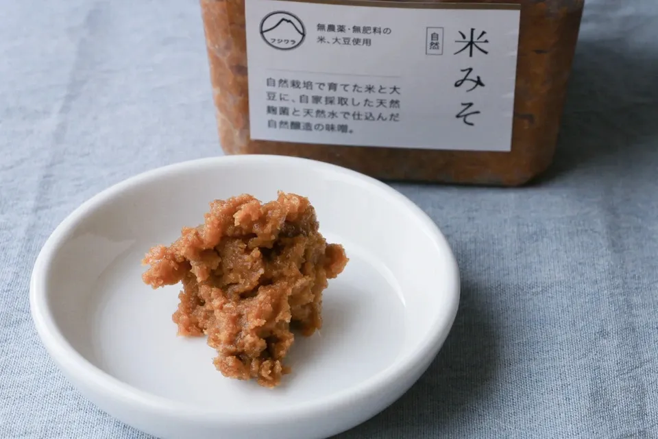 米みそ自然 自然栽培×天然麹菌(野生麹菌) 藤原みそこうじ店 (鳥取県産