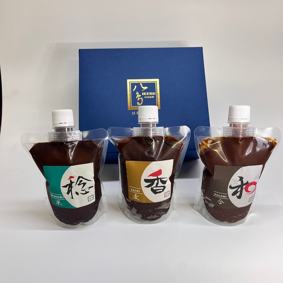 限定の味わい<やさしいMISO ギフトセット C >自然栽培の恵み やさしいMISO 三種セット