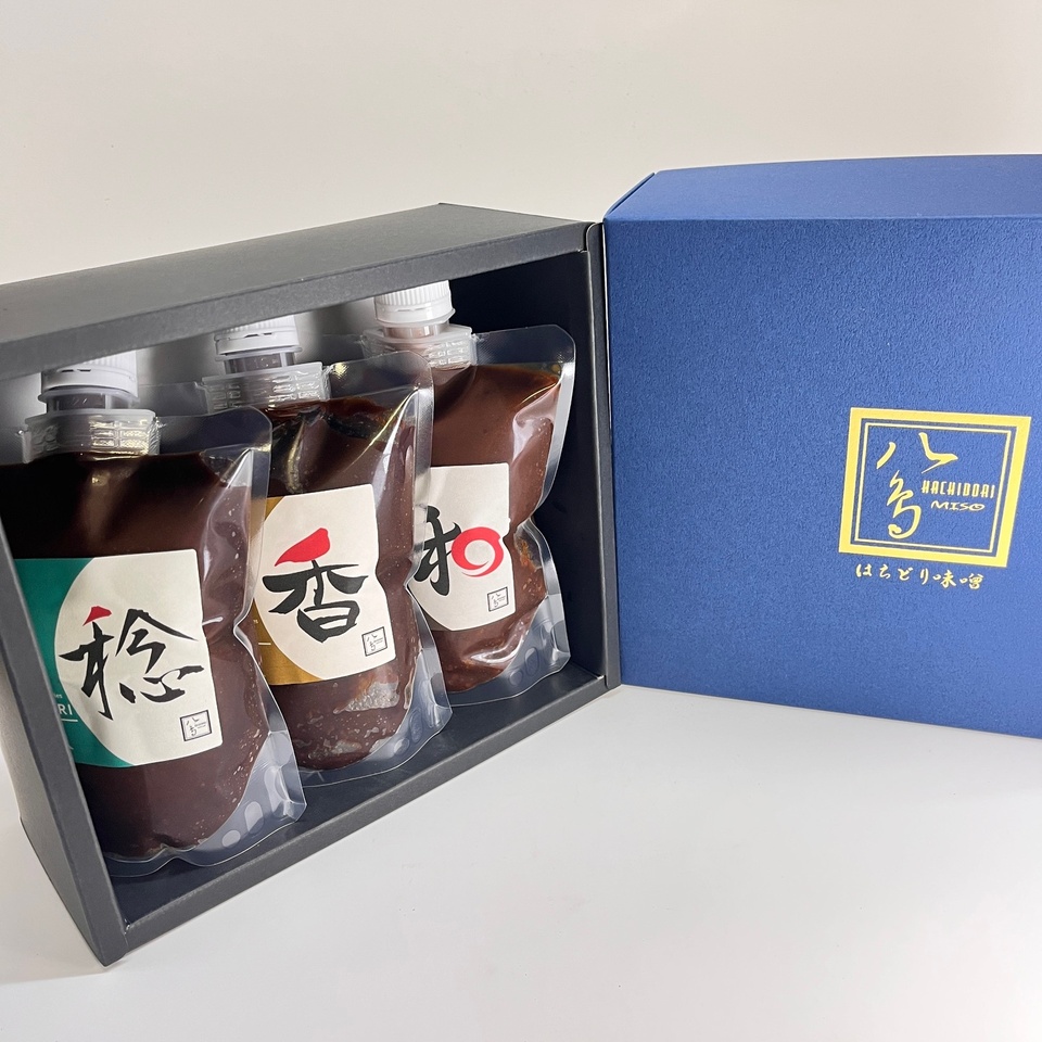 限定の味わい<やさしいMISO ギフトセット C >自然栽培の恵み やさしいMISO 三種セット