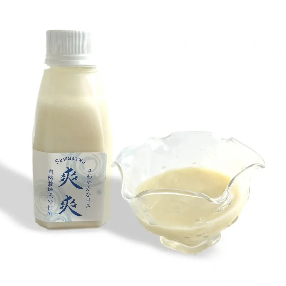 甘酒麹で作る＜甘酒 爽爽＞自然栽培米の甘酒麹を使用した爽やか