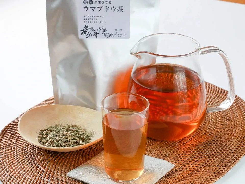 自然栽培★酵素が生きてる！ウマブドウ茶★お湯だし3分＆煮出しもOK! 独自の特殊加工を是非！！野ぶどう茶