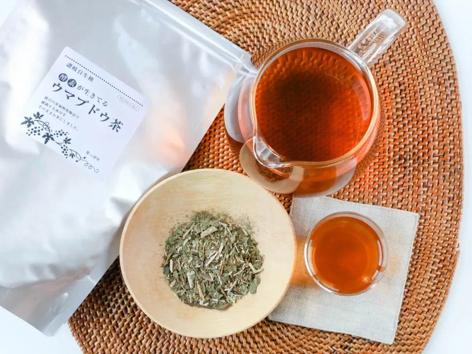 【陰干し自然乾燥　健康馬ブドウ茶】野ぶどう茶　１kg　発送日に新鮮袋詰め❗️ _960_200804135745.webp