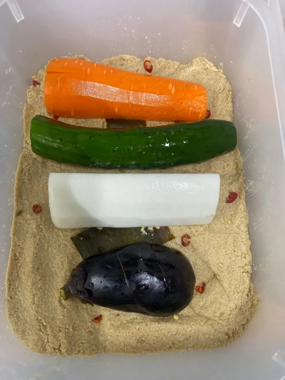 【ぬか床】2Kg　ぬかごと食べれるぬか漬け