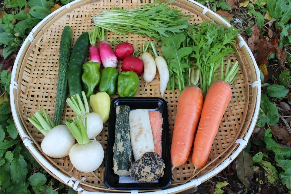 秋冬お任せ野菜セット+ぬかごと食べれるぬか漬けお任せ4種セット