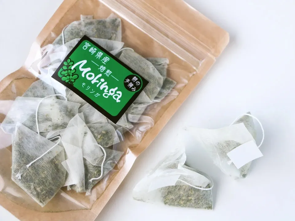 安心の宮崎県自家栽培・ 無農薬ハーブティー＜モリンガ＞優しい朝摘み