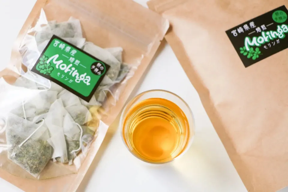安心の宮崎県自家栽培・ 無農薬ハーブティー＜モリンガ＞優しい朝摘み