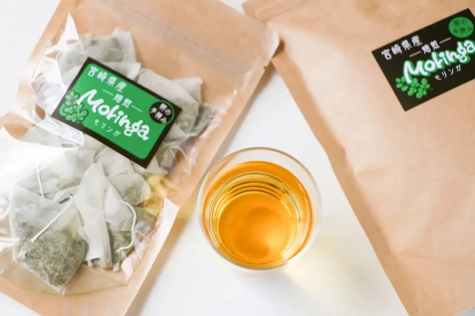安心の宮崎県自家栽培・ 無農薬ハーブティー＜モリンガ＞優しい朝摘み