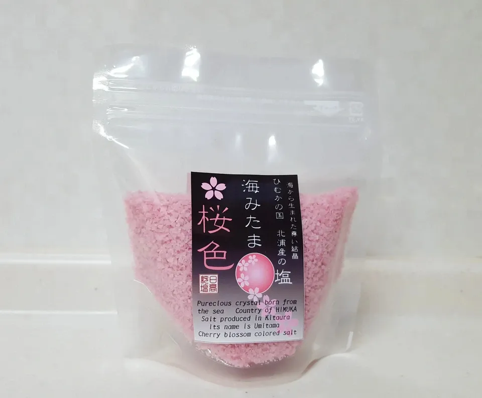 海みたま 桜色 日高純塩 (宮崎県産) 塩通販 - たべるとくらすと
