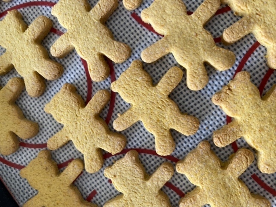 《南瓜・紫芋増量》農薬・肥料不使用の南瓜or紫芋のBearsクッキー