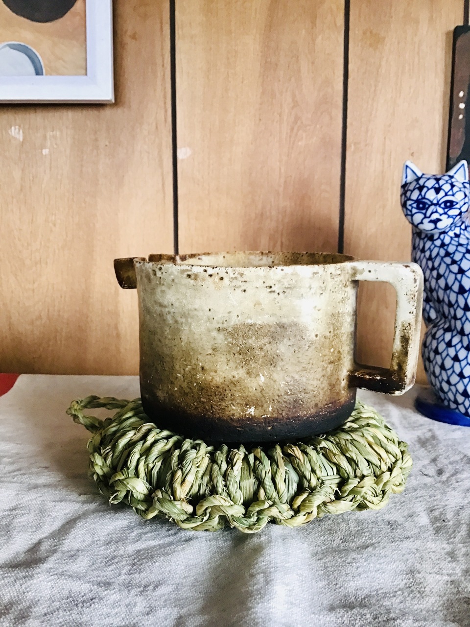 藁の鍋敷き horsemade landscape (北海道産) その他通販