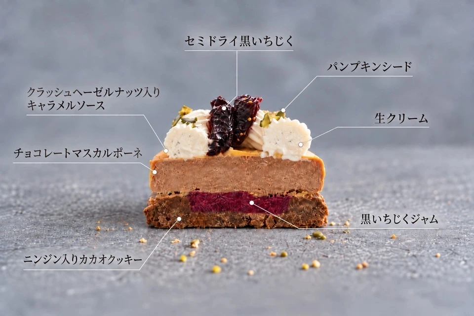 黒いちじくとショコラのクッキーケーキ|砂糖不使用・グルテンフリー シュガーデトックス