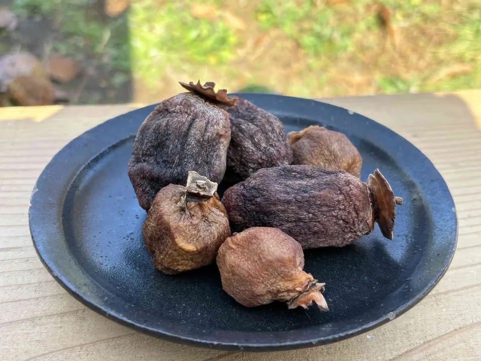 自然栽培の渋柿で作った干し柿 【農家のおやつ】ギフトにも ヒャクマス