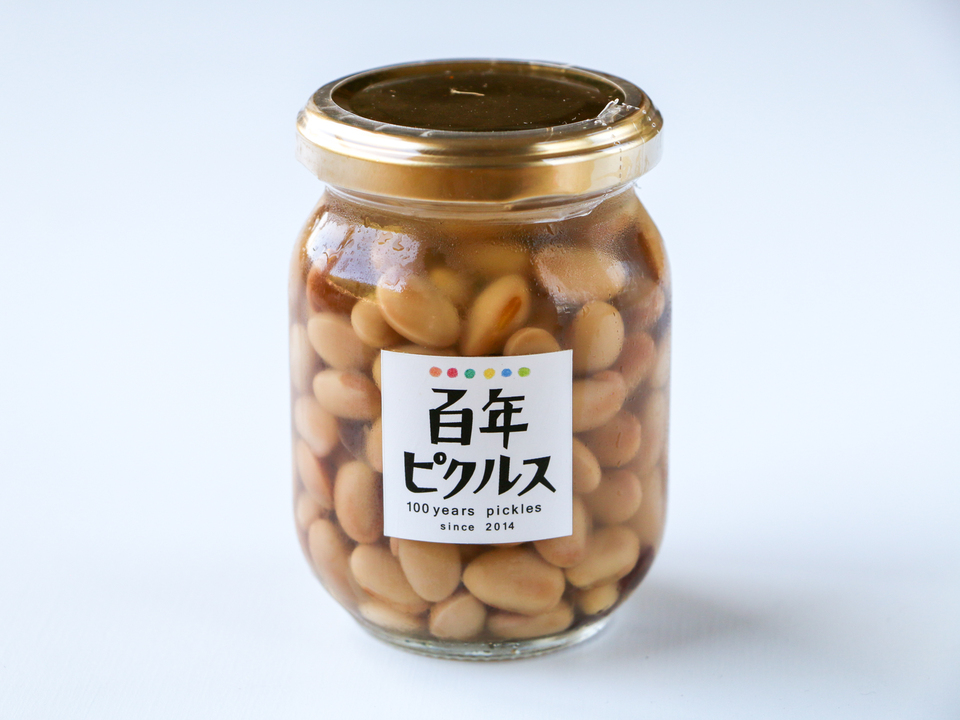 佐賀産の無農薬大豆を漬けた百年ピクルス＜大豆＞無添加手作り