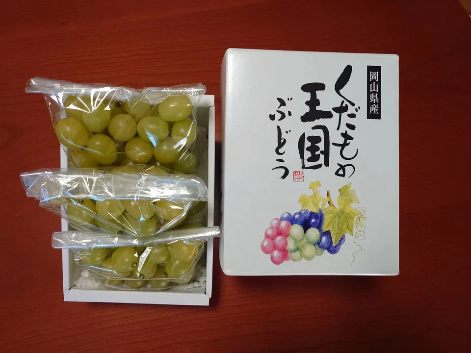自然に寄り添い育てたぶどう＜岡山県産シャインマスカット＞殺菌剤