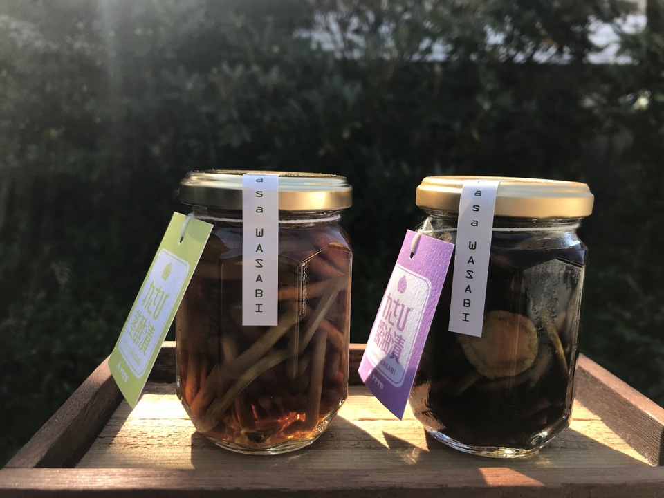 わさび農家自家製 わさび茎漬け 醤油漬け 加工品２点セット Jadarasa 静岡県産 ご飯のお供通販 たべるとくらすと