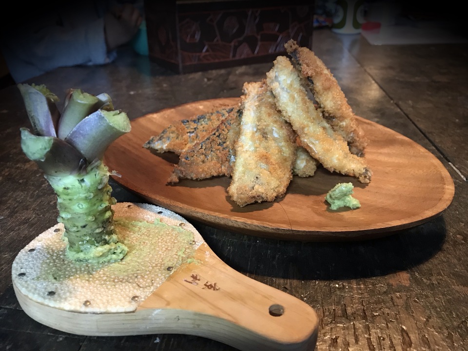 天城山麓の恵みワサビ！　１２０g以上