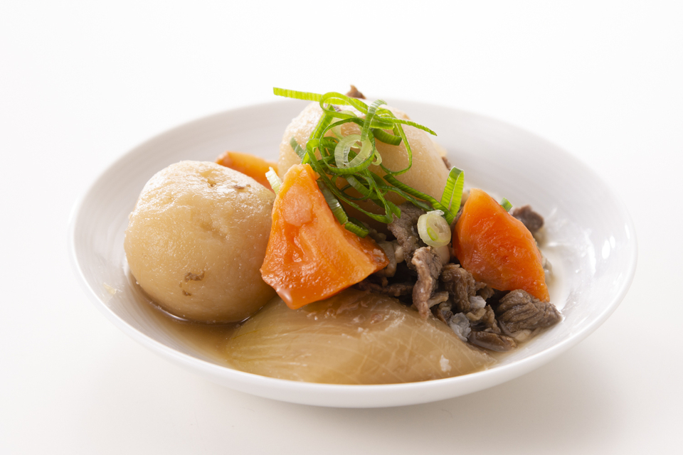 金沢おばんざいセット〈国産肉じゃが煮・いいだこと里芋の煮付・ぶり大根・小車麩のすきやき煮〉やさしい味に仕上げた安心惣菜詰め合わせ4種
