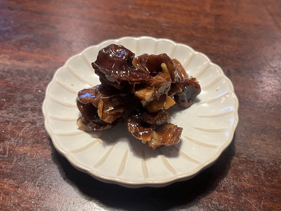 新年のおせちにお使い頂ける佃煮・惣菜　〈田作り（ごまめ）・国産くるみ佃煮・能登黒豆煮・能登ぶた角煮〉やさしい味に仕上げた金沢おせち佃煮惣菜詰め合わせ４種VOL.2