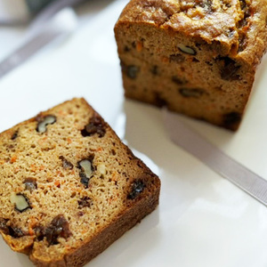 グレインフリーケーキブレッド【キャロット：胡桃レーズン】穀物・小麦・米粉・白砂糖・乳製品不使用