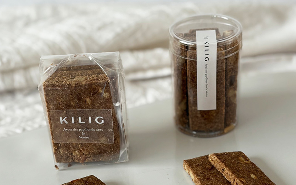 オーツサブレ*エスプレッソ&胡桃