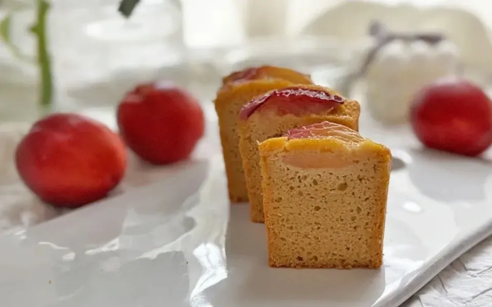 【期間限定追加販売】グレインフリーケーキブレッド＊信州産ネクタリン（穀物・小麦・米粉・白砂糖・乳製品不使用）