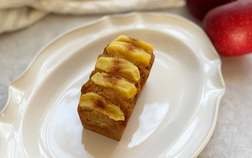 <販売期間終了>:グレインフリーケーキブレッド【信州安曇野りんご】穀物・小麦・米粉・白砂糖・乳製品不使用
