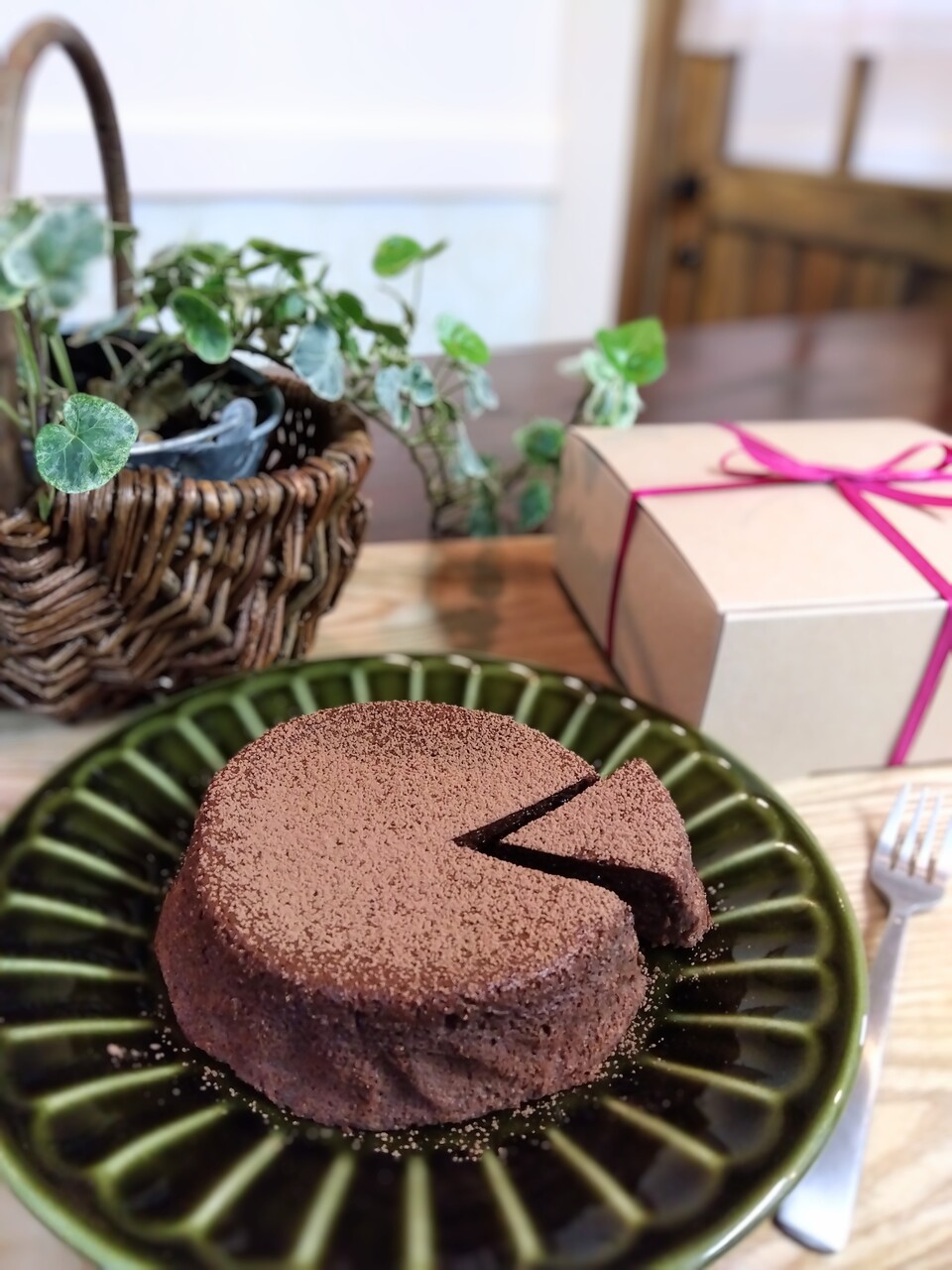 ペルー産有機チョコレート使用＜ふわしゅわ半生ガトーショコラ＞グルテンフリー・乳製品不使用・食品添加物不使用