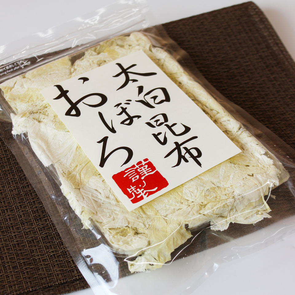 <夏季販売休止中>※熱や光に弱い商品の為【最高級】太白おぼろ昆布 / 北海道道南産昆布を使用 ~おにぎりやお汁物に最適~