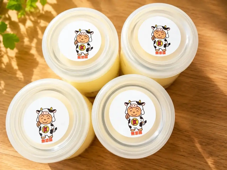 卵不使用【高知のミルク】と【高知の天日塩】で作った コク旨なめらか牛乳プリン|無添加・小麦・砂糖・卵不使用