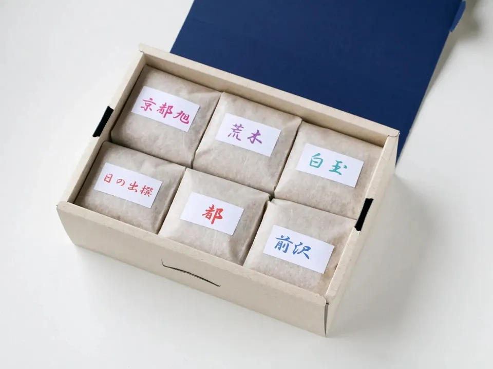 希少な在来種を味わう＜天日干し玄米6品種食べ比べセット＞農薬・肥料・除草剤不使用