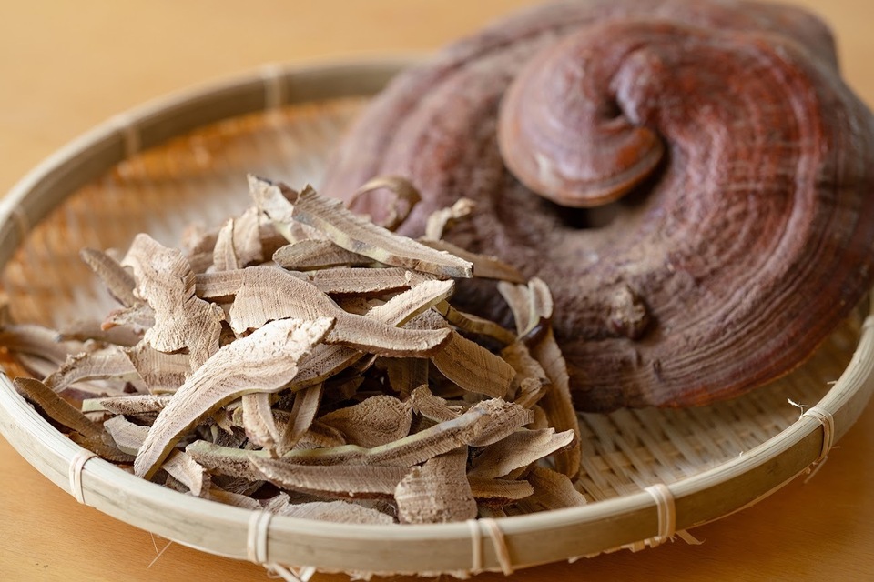 超希少【原木霊芝】乾燥スライス（京都京北産・農薬不使用）煎じて飲用