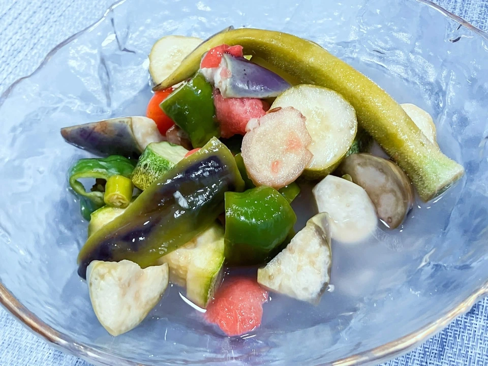 夏野菜セット 水キムチレシピ付き【発酵のチカラで、毎日の食卓をもっと楽しく。】 まえむき。の自然栽培野菜