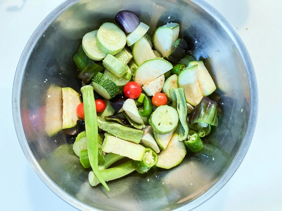 夏野菜セット 水キムチレシピ付き【発酵のチカラで、毎日の食卓をもっと楽しく。】 まえむき。の自然栽培野菜