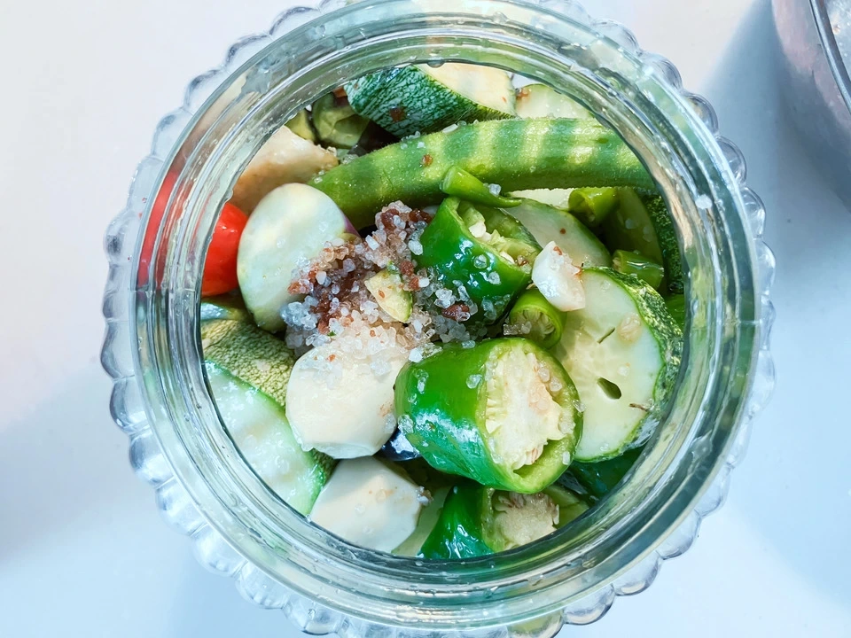 夏野菜セット 水キムチレシピ付き【発酵のチカラで、毎日の食卓をもっと楽しく。】 まえむき。の自然栽培野菜
