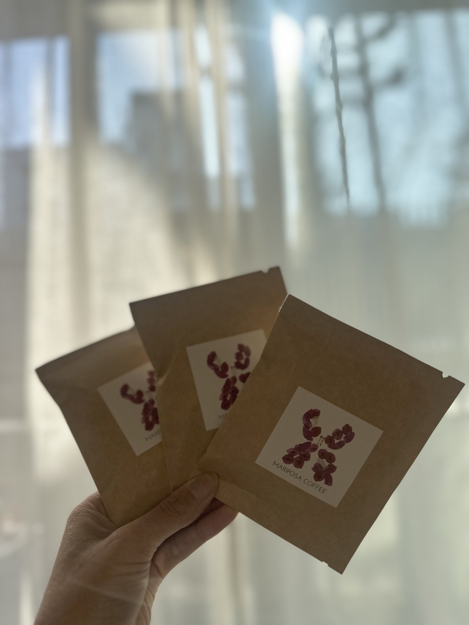 (GIFT)フェアトレード&有機栽培 50度お湯洗いのコーヒードリップバック3つセット