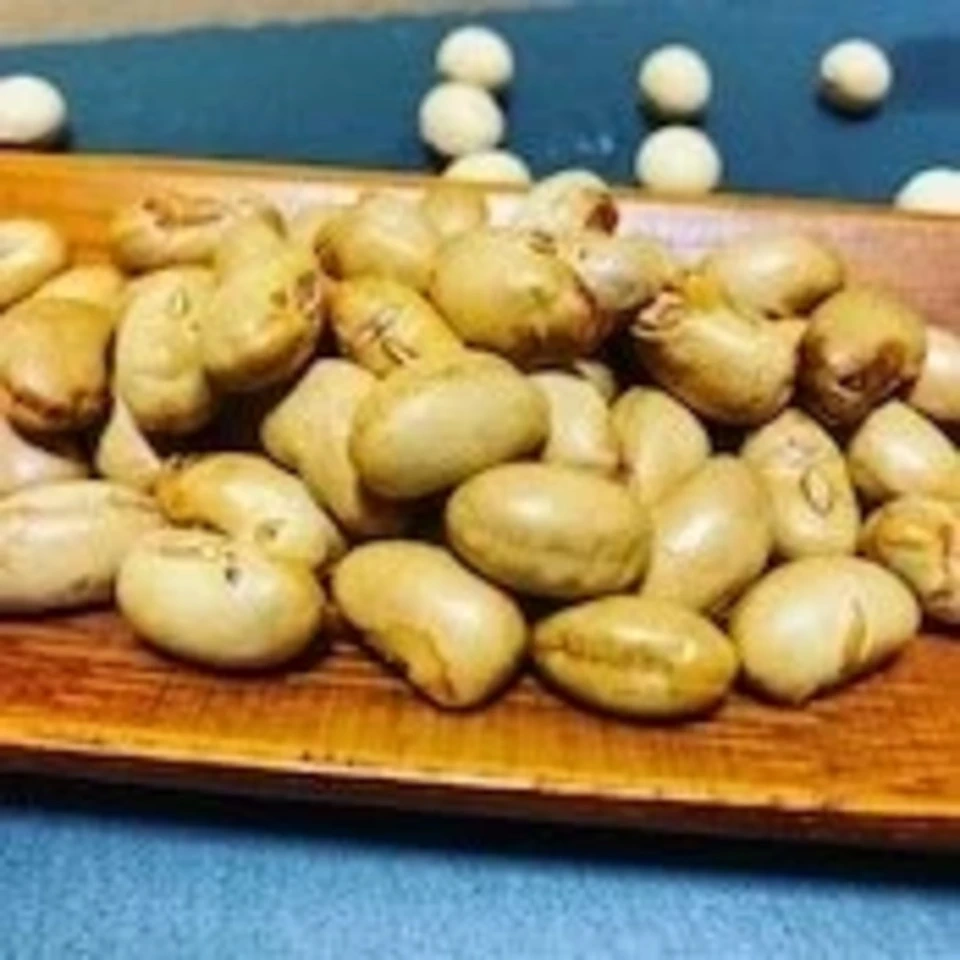 【自然栽培】丸玄の大粒煎り大豆｜ポリポリ食感・おやつやおつまみに