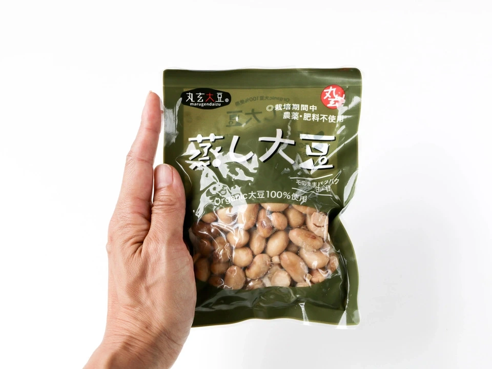 【自然栽培】丸玄大豆の蒸し大豆｜栗のような甘み