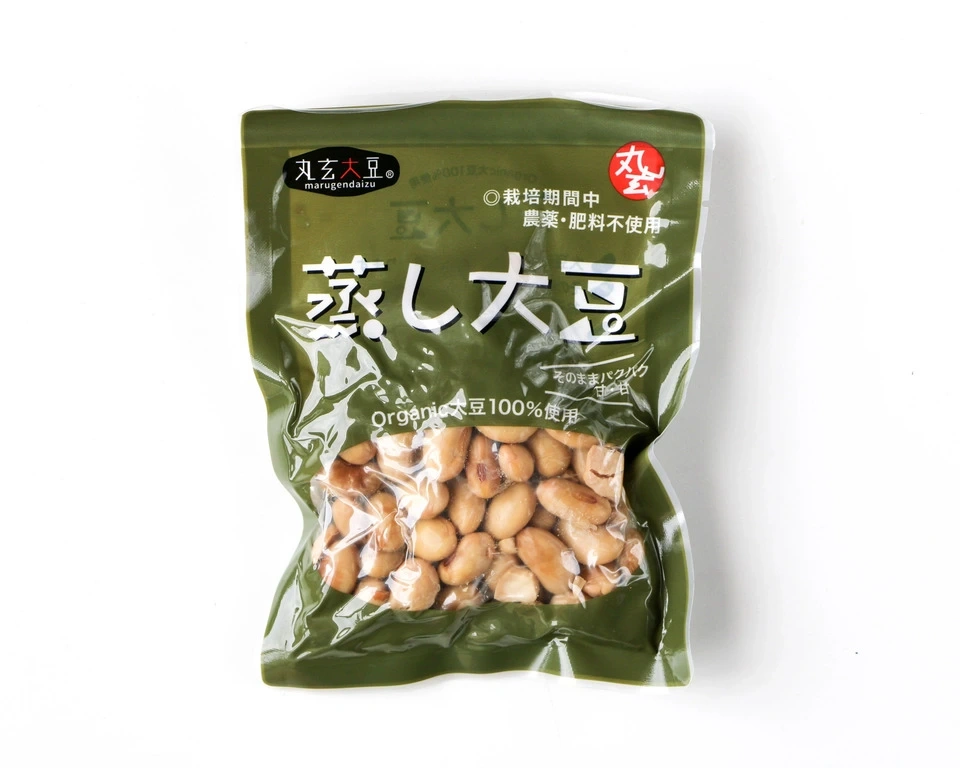 【自然栽培】丸玄大豆の蒸し大豆｜栗のような甘み