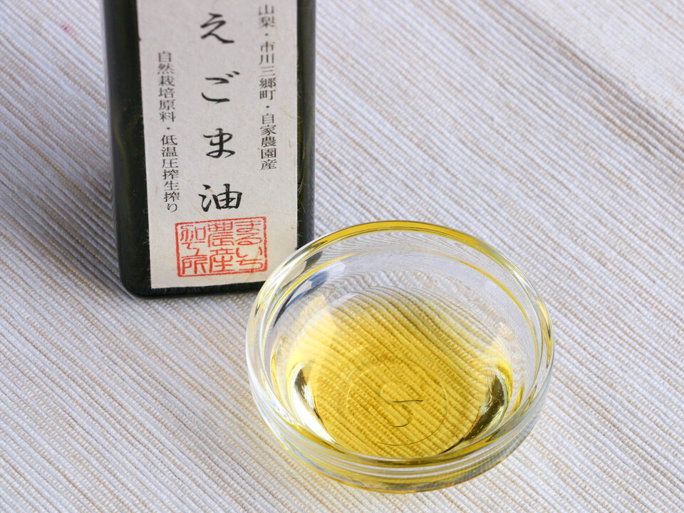 ギフトボックス入り「えごま油・柿酢」セット