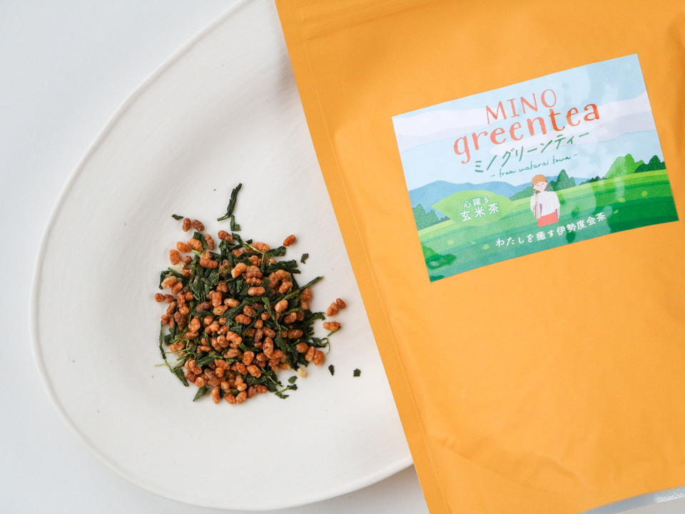 心踊る玄米茶 リーフ/ティーバッグ 伊勢度会茶 農薬を使わずに育てたお茶