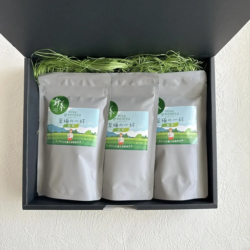 【父の日に】2026年産新茶ギフト　4種から選べるセット　農薬を使わずに育てた伊勢度会茶